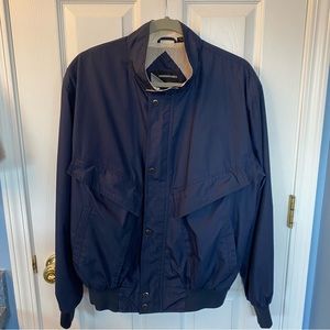 Members Only by Europe Craft Navy Blue Bomber Jacket Size 42